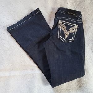 Vigoss The Chelsea Flare Leg Jeans, Sz 5/6, L31